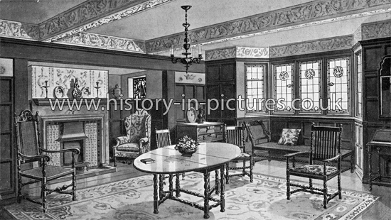 The Living Hall, Gidea Park Cottage, Gidea Park, Romford, c.1912